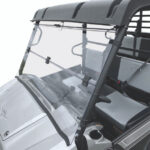 QuadBoss 16-22 Kawasaki KAF820 Mule Pro-DX Windbreak Folding Windshield - 375787