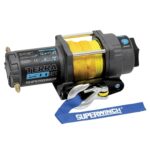 Terra 2500SR Powersports 2500lb 12V DC Winch with Synthetic Rope Textu