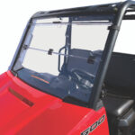 QuadBoss 17-21 Polaris Ranger 500 Windbreak Folding Windshield - 375783