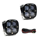 Baja Designs 257801 Squadron SAE clear LED light pod pair