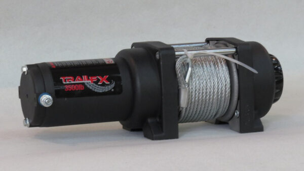 TrailFX W35B 3500 lb ATV UTV winch with steel cable