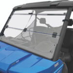 QuadBoss 16-22 Can-Am Defender HD10 Windbreak Folding Windshield - 375784