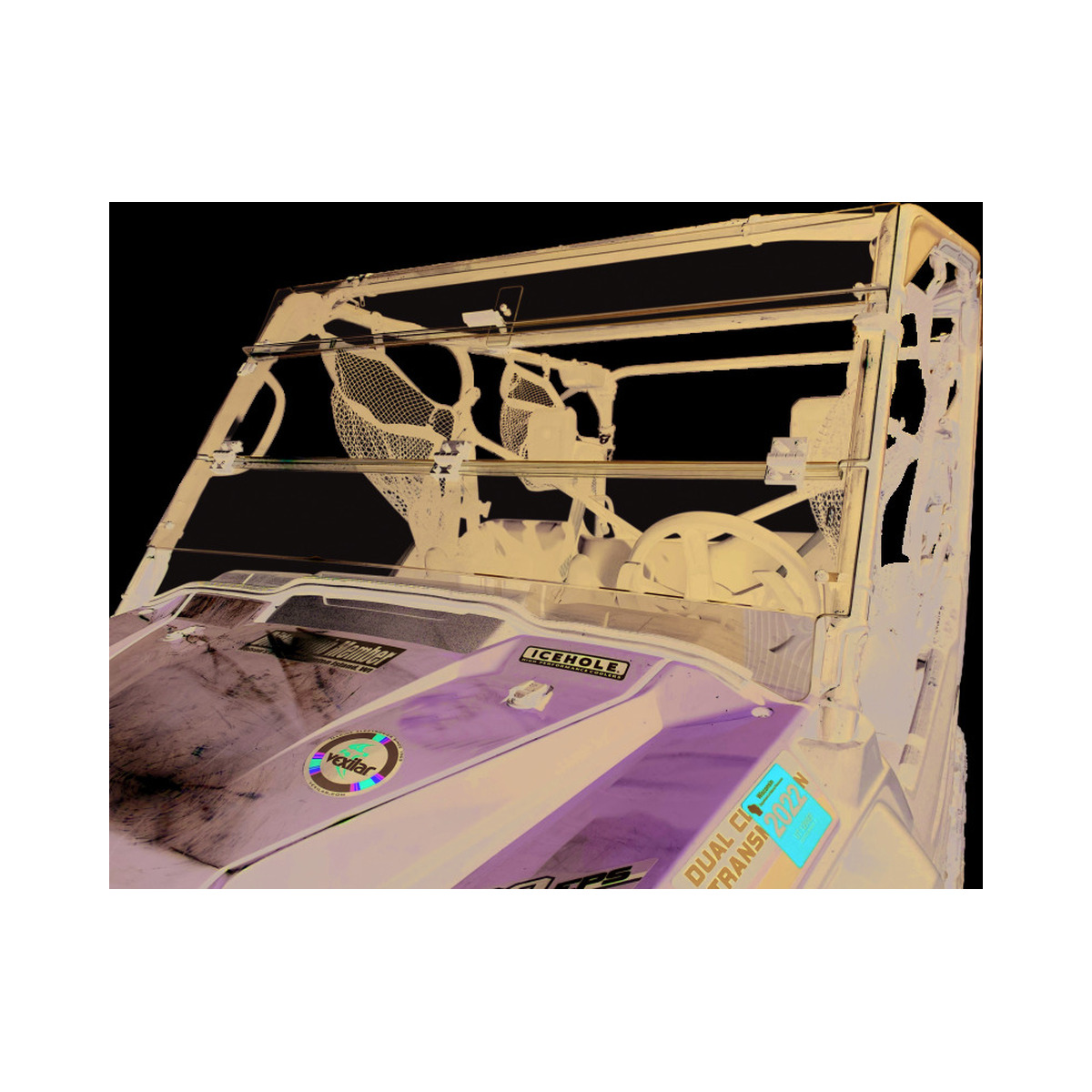 QuadBoss 16-22 Honda SXS1000 Pioneer 1000 Windbreak Folding Windshield